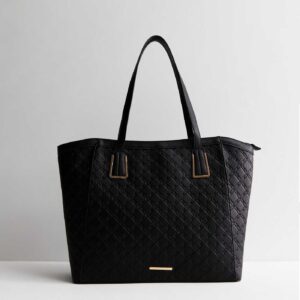 Leather-Look Tote Bag