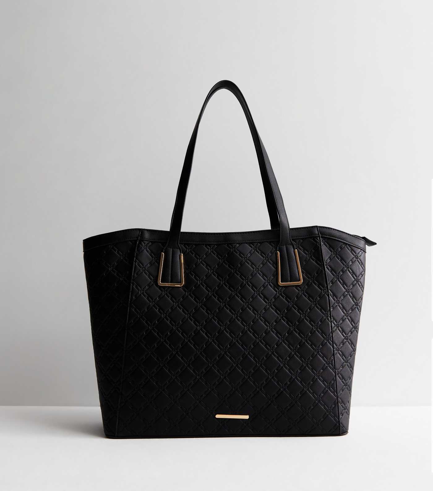 Leather-Look Tote Bag