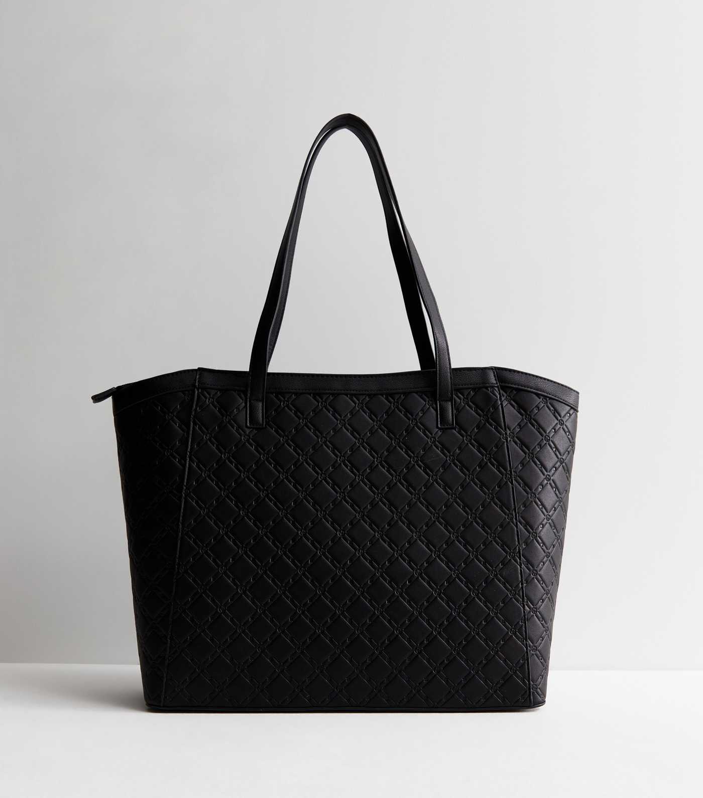 Leather-Look Tote Bag - Image 3